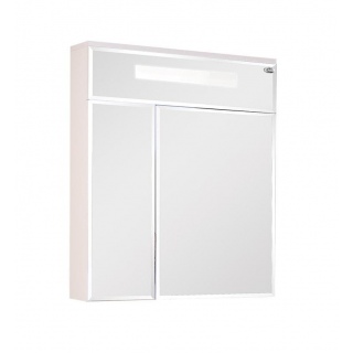 Шкаф-зеркало Onika Сигма 60 белый, c LED подсветкой