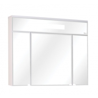 Шкаф-зеркало Onika Сигма 90 белый, c LED подсветкой