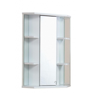 Шкаф-зеркало Onika Кредо 35 белый, универсальный, угловой